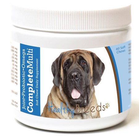 Healthy Breeds Mastiff All in One Multivitamin Soft Chew, 60PK 192959008470
